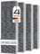 Comedes Ersatz Aktivkohlefilter-Set passend für Bora Basic Kochfeld BHU, BFIU und BIU | einsetzbar statt Bora Filterset BAKFS/BAKFS-002 (4 Stück)