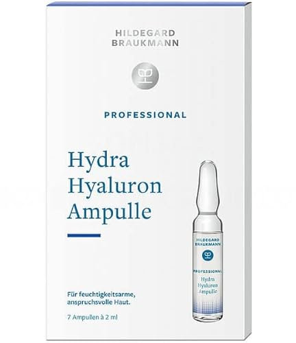 Hildegard Braukmann Professional Hydra Hyaluron Plus Ampulle, 7 x 2 ml Glasampulle + 1 Ampullenöffner