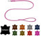 Hundeleine Fettleder kleine Hunde/große Hunde MIT Handschlaufe Made IN Germany 1m - 5m (1,0m X 8mm, Pink)