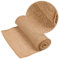 Chemin de Table Rouleau Toile de Jute Fil Doré, Bords Cousus, 30 cm x 5 m pour Décoration, Mariage, fête, Travaux Manuels