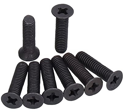 50 Stück M4 Senkkopfschraube Flachkreuz-Schraubverbindungsteil für Reparaturwartung(M4x16), Schrauben