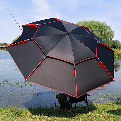 JYFZYTLL Parasol De Pêche - Voiles D'ombrage Extérieur Étanche - Parapluie Protection UV Et Ombrager 99%, avec Ancre De Sable, Sac De Transport, Parapluie Parasol for Plage Et Jardin