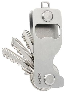 MyEDC Masterkey Pequeño - Organizador de Llaves con Abrebotellas - Hasta 5 llaves - Llavero compacto - Porta Llaves