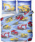 LINKHOFF Bagger Bettwäsche Set 135x200 für Kinder - Kinderbettwäsche 135x200 Jungen mit Baustellenfahrzeuge - Renforce Baumwolle - Kissen + Bettbezug
