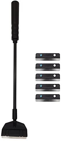 10 Pcs Aquarium Glass Cleaner - Fish Tank Scraper Cleaner Tool,Algae Scraper Scrubber Pad Adjustable Long Handle Fish Tank Brush Cleaner A/a