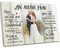 Love Faith Mein Happy End (an sie) Paar-Leinwand 30 x 20 cm - Personalisiertes Wandbild als Geschenk für Frau/Freundin mit eigenem Foto als Partnergeschenk zum Valentinstag