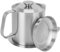 Separador de grasa de aceite Jarra de filtro de grasa Recipiente de grasa de tocino Filtro de aceite de acero inoxidable Colador de salsa de sopa para cocina doméstica Cocina 1000ml