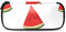 Federmäppchen Wassermelonenscheiben Druck Schule College Supplies