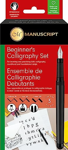 MANUSCRIPT Beginner’s Calligraphy Writing Pen Set - Left Hand