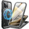 Cozycase Cover Magnetica per iPhone 15 Pro Max Impermeabile Antiurto [Compatibile con Magsafe] Custodia Subacquea Antipolvere 360 Militare 15 promax Case con Protezione Fotocamera/Schermo Nero