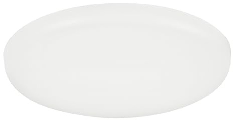 EGLO LED Deckenleuchte Rapita, runde Einbauleuchte | Deckenlampe aus Aluminium und Kunststoff in Weiß, Einbaustrahler in warmweiß, Ø 10 cm