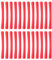 PATIKIL 3 Rubber Bands, 24 Pcs Durable Elastic Stretchy Bands for Books, Notebooks, Art, Traps, Exercise, Cooking, Red