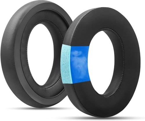 Ersatz-Ohrpolster für Senns-Senn HD598/HD598 Cs/HD598 SE/HD598 SR/HD558/HD599/HD569/HD579/HD515/HD555/HD560s/HD518 Kopfhörer-Ohrpolster, Kühlgel Stoff (grauer Velour)