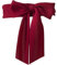 Inzegao Langer Chiffon-Schärpe für Damen, Taillengürtel, Hemd-Gürtel für Cocktail-Party, Hochzeit, Weinrot, L