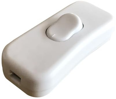 Homoyoyo Switch Rocker Plug-in Lamp White On-line