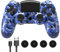 Controllore wireless compatibile con la console Play4/Slim/Pro, sostituzione del controller Play4, controller di gioco remoto wireless, controller PC cablato, con giroscopio a 6 assi, touch pad