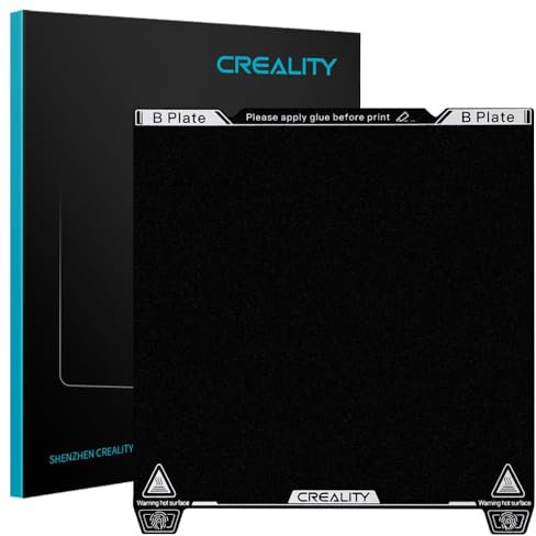 Creality Offiziell K1 Max Build Plate PEI Blatt 315 x 310mm strukturierte entfernbare flexible Frühlingsoberfläche für Ender 3 V3 Plus K1 Max 3D Drucker (ohne magnetische Basis)