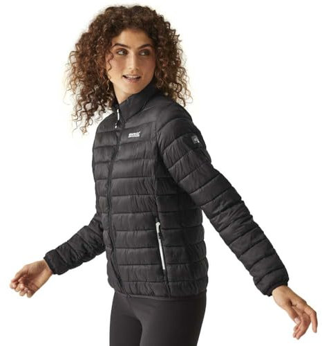 Regatta Women's Insulated Jacket Cappotto Imbottito Leggero con Cerniera Completa Hillpack II da Donna, Black, 20