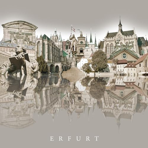 Pro-Art Glasbild Erfurt, 20x20 cm