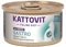 Kattovit Feline Diet Gastro | Pute & Ente 8X 85g - einzeln oder im Bundle | Magen-Darm/Bauchspeicheldrüse (i-Rezeptur) | für Katzen mit Gastro-intestinalen Problemen (8, Ente)