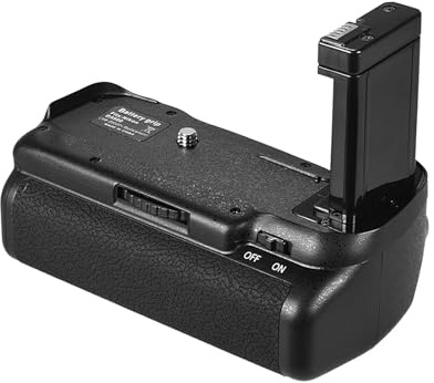 Poignée de Batterie de Remplacement pour Appareil Photo Numérique D5500 D5600 SLR, MB-D5500 + Poignée de Batterie de Prise de Vue Verticale avec Télécommande IR, Alimentée