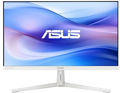 ASUS Monitor de Cuidado Ocular de 27 Pulgadas 1080p (VU279HFI-W) - Full HD, IPS, 100Hz, SmoothMotion, Adaptive Sync, Nano Ion, Eye Care Plus, Filtro de luz Azul, sin parpadeos, Montaje