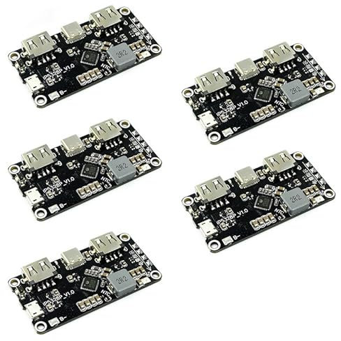 5 fuentes de alimentación de módulo bidireccional IP5328P de 3,7 V a 5 V, 9 V, 12 V