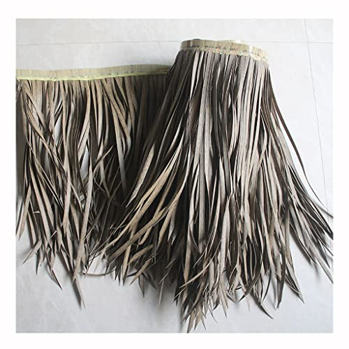 Mexikanische Strohrolle Tiki Hütte Gras Sockelleiste Dach Tiki Bar Dekorationen Ente Blind Gras für Strohdach Palme Stroh Dach Party Zaun Dekoration (Größe: 0,5 x 1 m/1,64 x 3,28 ft)