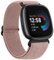 Amzpas für Fitbit Versa 3/4/Sense/Sense 2 Armband, Nylon Verstellbares Ersatzarmbänder, Rosa