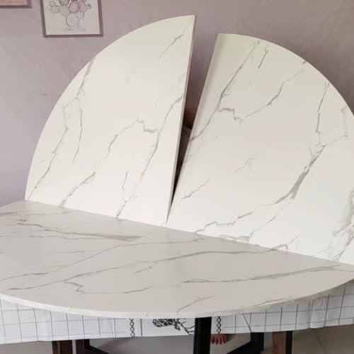 Solo piano rotondo pieghevole,Piano mobile in legno massello,Prolunga da scrivania pieghevole,Tavolo per banchetti e catering senza gambe,Solo piano tavolo pieghevole rotondo grande(B,130cm/51in)