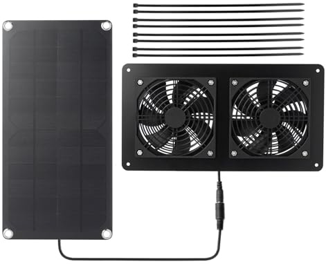 Solar Dachabluftventilator - 10W solarbetriebener attischer