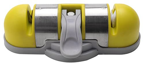 Fuhjythy Knife Sharpener 2-Stage Pocket Knife Sharpening Tool Helps Repair Restore and Polish Blades Strong Adsorption