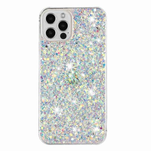 XYZNTMF for iPhone 11 Pro Max Case Shockproof Luxury Glitter Sililcone Bumper Sparkle Bling Slim Fit TPU Phone Case Drop Protective Cover Case for iPhone 11 Pro Max, White