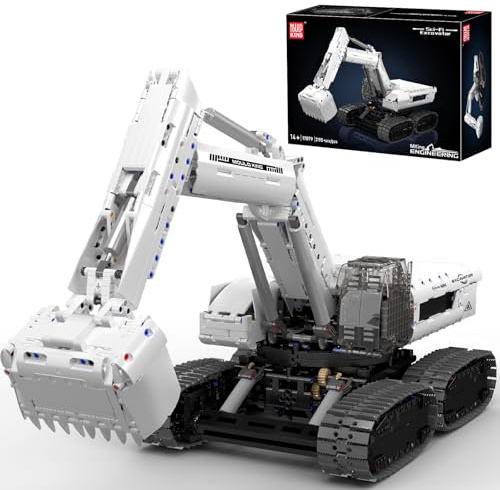 Mould King 17079 Technik Excavator Building Toy, APP Remote-Controlled Motorized Crawler Excavator Model for Teens 14+ (3195 Pieces)