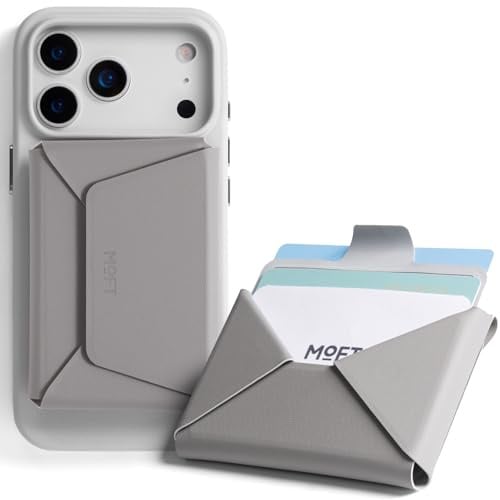 MOFT Magsafe Wallet, Slim Magnetischer Kartenhalter für 8 Karten, Snap Field Wallet mit Pull-to-Access-Design, RFID-Blockierung Movas Veagn Leder Minimalistisches ReisegeldböRse für Damen und Herren