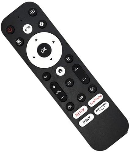 Replacement Remote Control for VOPLLS Q5,VISSPL H86,Futuzen P30 Projectors