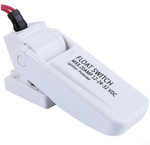 Interruttore galleggiante per pompa di sentina per barca, 12 V CC, funzionamento automatico, design sommergibile compatibile con sistemi da 24 V e 32 V