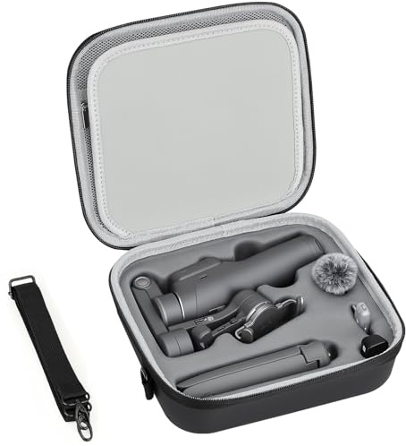 FPVtosky Custodia Per DJI Osmo Mobile 8P Creator Combo, Borsa Impermeabile Portatile Per Gimbal Stabilizzatore Osmo Mobile 8P e Altri Accessori Da Viaggio/Foto All'Aperto [Solo Custodia]