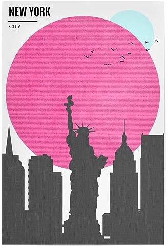 artboxONE Poster 30x20 cm New York NYC Städte/New York New York City Sunrise - Bild New Big Apple Freiheit