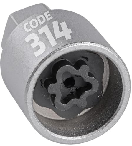 SW-Stahl 02385L-14 Felgenschloss Adapter 314 I geeignet für Mercedes-Benz I Felgenschlösser lösen I Radsicherung Felgenschloss Demontage Werkzeug I Felgenschloss Ausdreher I Felgensicherung Schlüssel