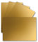 25 Einzel-Karten DIN A6-10,5 x 14,8 cm - 240 g/m² - Gold Metallic - Tonkarton - Bastelpapier - Bastelkarton- Bastel-karten - blanko Postkarten