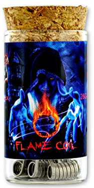 Demon Killer Wickel-Draht Flame Coil Ni80 Vape vorkompilierte Spulen Draht Wires für RDA/RBA/RTA/RDTA Nickelchrom 26GA*2 + 38GA F