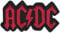 AC/DC - Logo rot Aufnäher/Patch