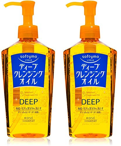 Kose Softymo Deep Huile Nettoyante, Fabriquée Au Japon , 230 Ml (Lot De 2)