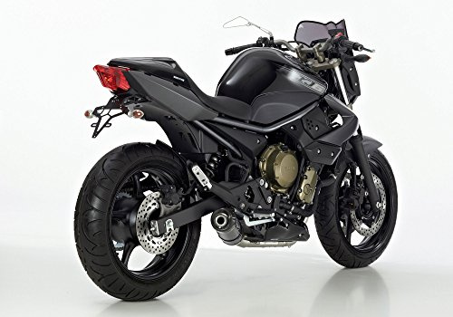 Auspuff SHARK STREET GP mit KAT SYSTEM KOMPLETT FÜR YAMAHA XJ6 DIVERSION RJ19/RJ22 von 551 bis 850 DAL 2009 bis 2016