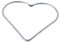 BESPORTBLE 10 Stück Metallringe Reifen Herzform Makramee Ringe Metall Dreamcatcher Ringe Reifen für DIY Handwerk Traumfänger 12Cm