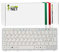 NewNet Keyboards - Tastiera Italiana Compatibile con Notebook eMachines 350 EM350 Packard Bell ZE6A PAV80 Bianco