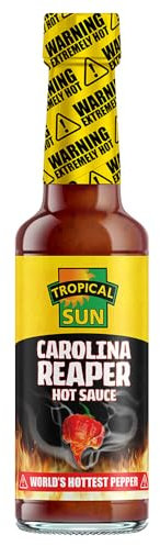 Tropical Sun Carolina Reaper Sauce | Worlds Hottest Chilli | 148ml (Pack of 1)