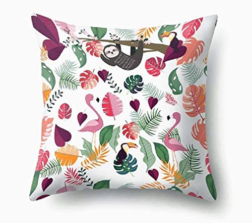 Faultier-Kissenbezüge (Flamingo Friends)