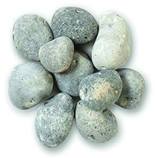 Jardinex Galet Gris Bleu 40/60 mm - Sac 25 kg - Gris Bleu